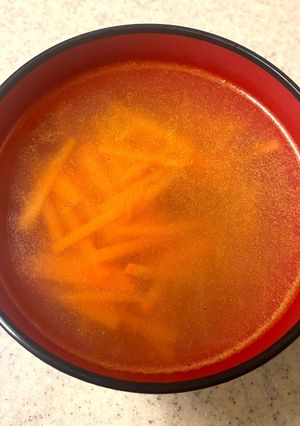 にんじんの和風だしスープ-レシピのメイン写真