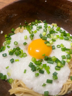 (ズボラ)ワンパン和風ぺぺ風とろろパスタ-レシピのメイン写真