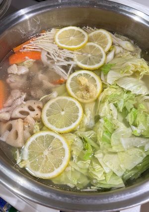 鶏肉とレモンのアロマ鍋　-レシピのメイン写真