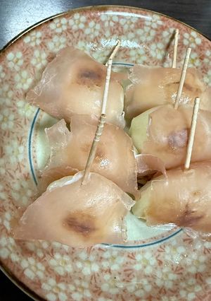 新玉農家☆焼き玉ねぎの生ハム巻き-レシピのメイン写真
