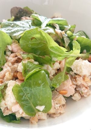 鮭のほろほろ豆腐サラダ-レシピのメイン写真