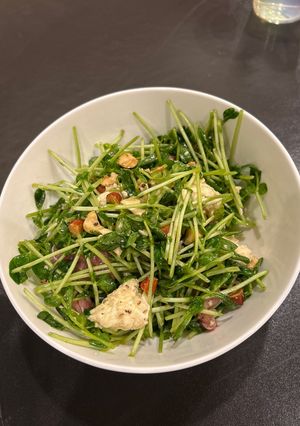 豆苗のサラダ-レシピのメイン写真