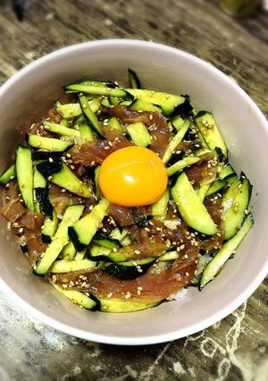 ☆すぐ出来る！簡単きゅうりと生ハム丼☆-レシピのメイン写真