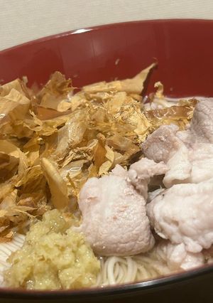 豚肉の冷製かけそうめん-レシピのメイン写真