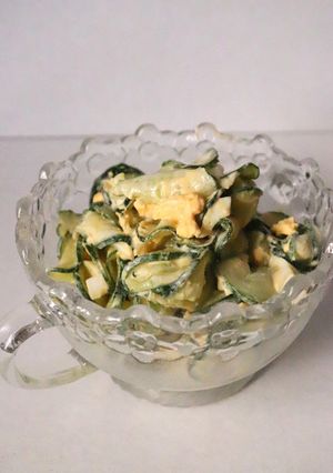 胡瓜ゆで卵だけのヨーグルト味噌マヨサラダ-レシピのメイン写真