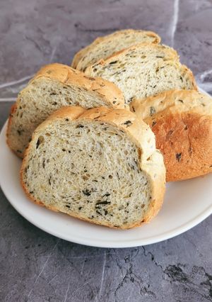 ほうれん草と豆腐のふわもち食パン★HB-レシピのメイン写真