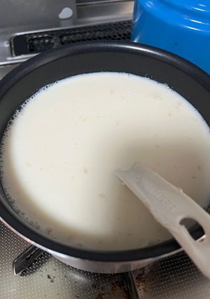 ソースパンで牛乳寒天-レシピのメイン写真