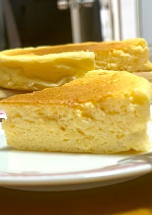 シンプルなヨーグルトスフレケーキ♪-レシピのメイン写真