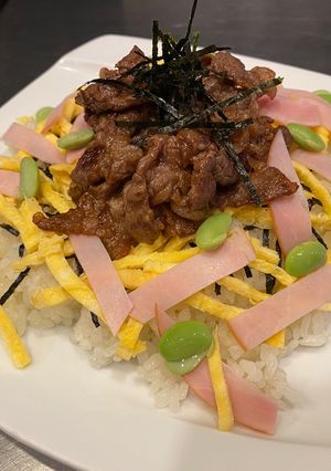 肉ちらし寿司-レシピのメイン写真