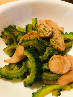 魚肉ソーセージのゴーヤー炒め-レシピのメイン写真