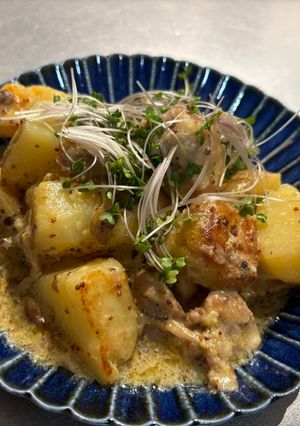 新じゃがと鶏肉の絶品マスタードクリーム煮-レシピのメイン写真