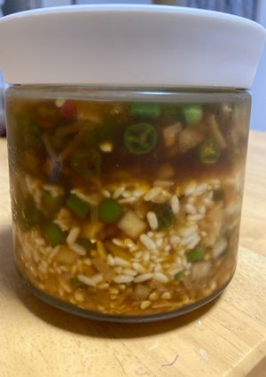 青唐辛子の醤油漬け（麹入り）-レシピのメイン写真