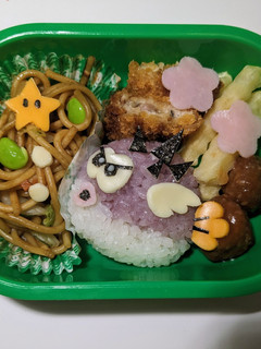 マリオキャラ弁 プクプク紫-レシピのメイン写真