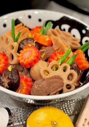 うまみ 鴨と金時人参の筑前煮-レシピのメイン写真