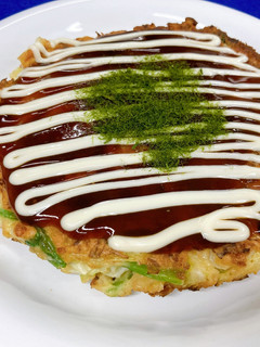 ほうれん草とお餅のお好み焼き-レシピのメイン写真