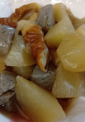 ☘️大根と竹輪とこんにゃくの簡単煮☘️-レシピのメイン写真