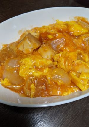 厚揚げと卵のチリソース-レシピのメイン写真