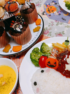 2024 ハロウィン キッズプレート-レシピのメイン写真