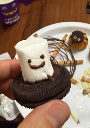 マシュマロとオレオのオバケ-レシピのメイン写真