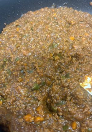 レンジで時短ルーで作るキーマカレー-レシピのメイン写真
