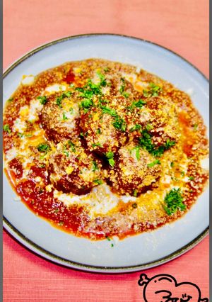 元ハンバーグ職人の肉団子のトマト煮込み！-レシピのメイン写真