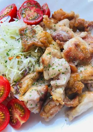 鶏もも肉の揚げ焼き・塩レモンソース-レシピのメイン写真