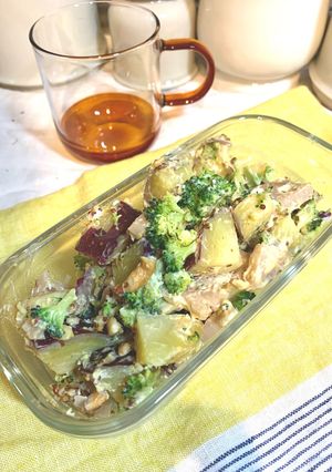 冬野菜でデパ地下風サラダ-レシピのメイン写真