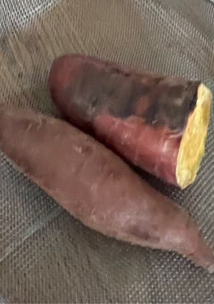 七輪でさつまいも-レシピのメイン写真