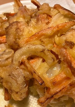 小海老と野菜の簡単かき揚げ-レシピのメイン写真