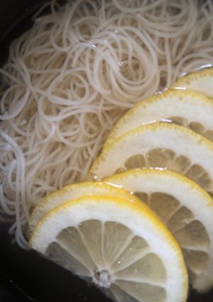 簡単さっぱりレモンそうめん-レシピのメイン写真