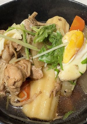 比内地鶏スープ(市販)のテキトースープ-レシピのメイン写真