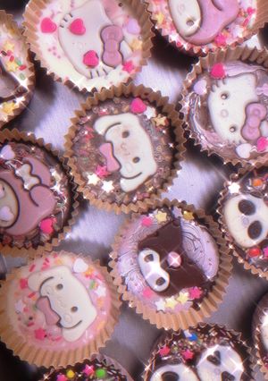 サンリオ女児チョコ-レシピのメイン写真