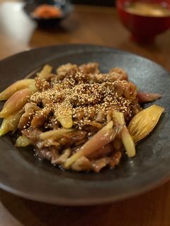 みょうがと豚バラの炒め煮-レシピのメイン写真