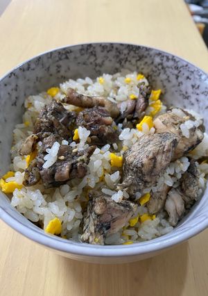 地鶏で炊き込みご飯-レシピのメイン写真