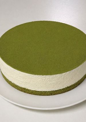 抹茶のレアチーズケーキ-レシピのメイン写真