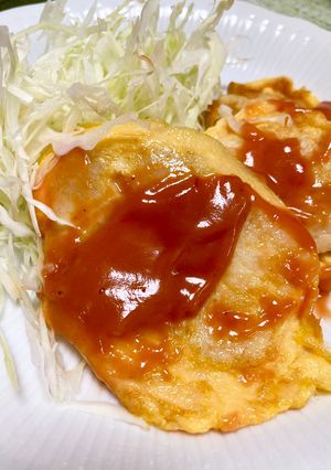 鶏むね肉のピカタ♪特製オーロラソース-レシピのメイン写真