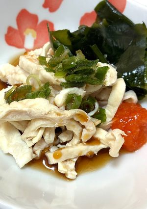 鶏皮で簡単おつまみ😋ポン酢ともみじおろしで🤤-レシピのメイン写真