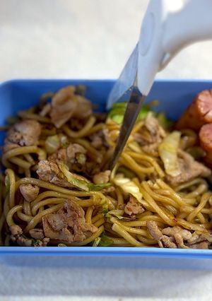 お弁当の焼きそば✨短く食べやすく!-レシピのメイン写真