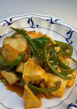 【節約副菜】厚揚げとピーマンの甘辛炒め-レシピのメイン写真
