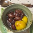 かぼちゃ団子入りぜんざい♪