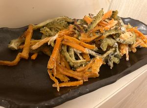 簡単 ゴーヤとにんじんのグリル焼き-レシピのメイン写真
