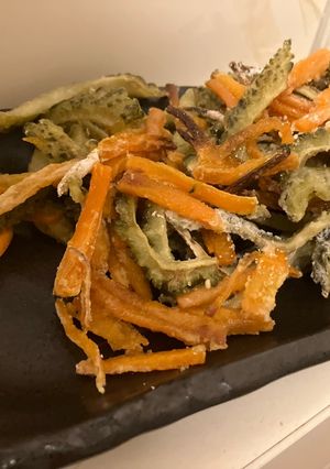 簡単 ゴーヤとにんじんのグリル焼き-レシピのメイン写真