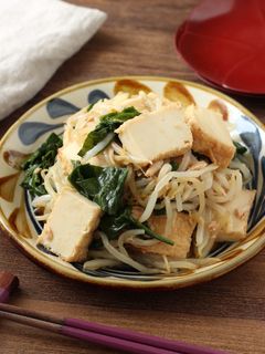 【厚揚げともやしの和風ツナサラダ】-レシピのメイン写真