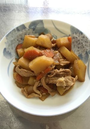 【家庭演習】30分で味しみ肉じゃが-レシピのメイン写真