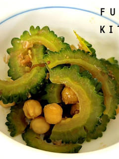 ひよこ豆とゴーヤのおかか和え-レシピのメイン写真