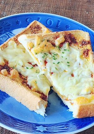 余った粉末で簡単昼食☆食パン☆朝食にも♪-レシピのメイン写真