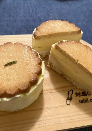 ビスケットのアイスクリームサンド2種-レシピのメイン写真