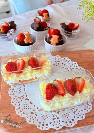 市販の北海道チーズ蒸しパンでケーキ-レシピのメイン写真