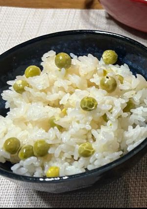 さやと炊く うすいえんどうの豆ご飯①-レシピのメイン写真