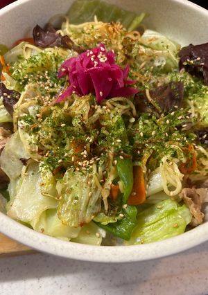 自家製　紅生姜乗せの塩焼きそば-レシピのメイン写真